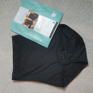 Marena Recovery High-Waist Girdle Zipperless Bikini Length LGA2 Black Medium